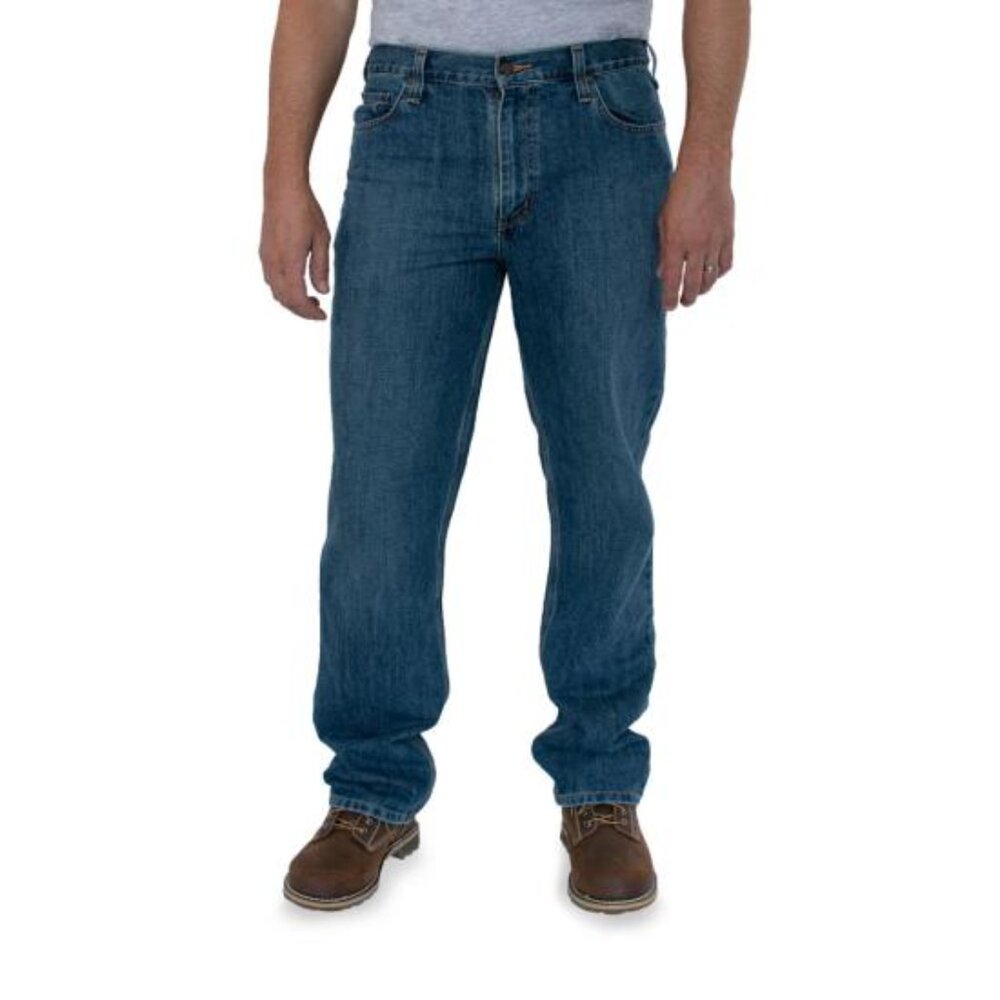 Carhartt Men's Jeans 38x32 Blue Relaxed Pockets Utility Casual Workwear Gorpcore